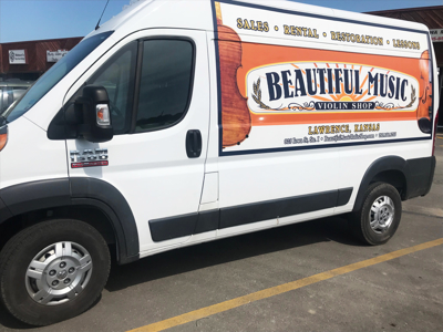 Beautiful Music Van Graphic Photo
